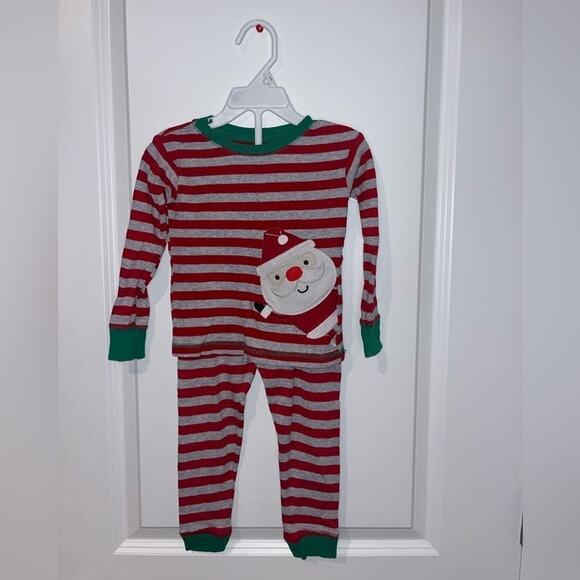 Carter's Other - Toddler striped Christmas pajamas